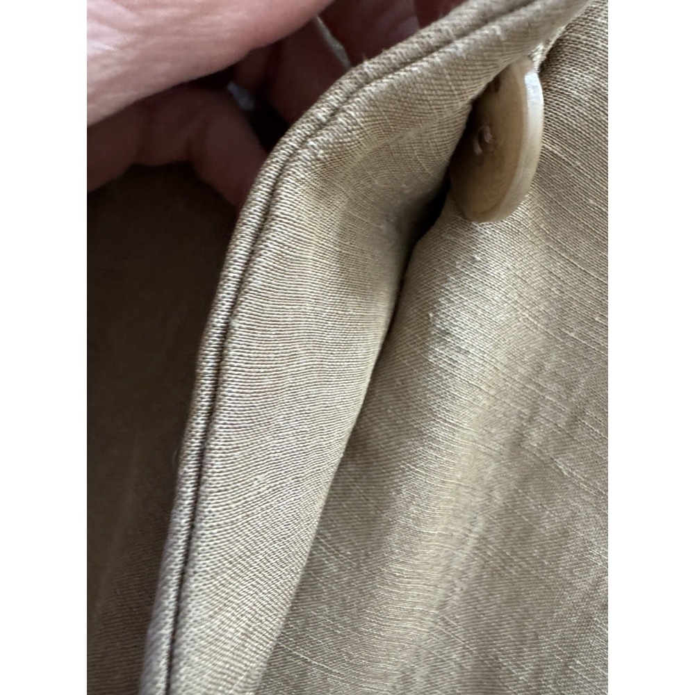 Sandro Sub Linen Blend Blazer Women's Terre Size 36 FR Us 4 Small - Picture 10 of 13